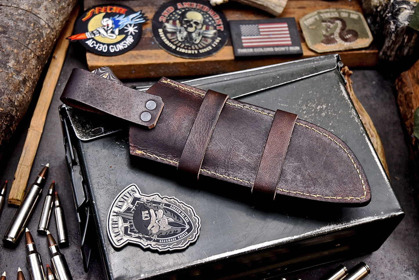 CFK Handmade AUS 10 Custom MICARTA Sub Hilt Hunting Camping Sinner Knife Set