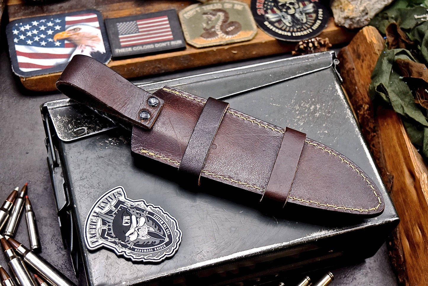 CFK Handmade ATS 34 Custom PINE CONE Hunting Camping Skinner Knife