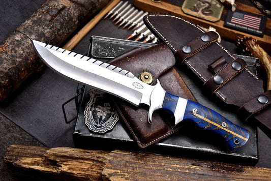 CFK Handmade VG10 Custom PINE CONE Corelon Sub Hilt Camping Hunting Knife Set