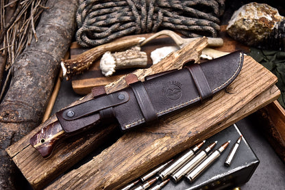 IPAK Handmade D2 Custom WALNUT Huge Jungle Kukri Machete Chopper Knife Set