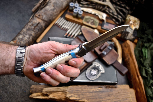 Blackstone River - Hill & Creek Handmade D2 Arkansas Toothpick Dagger – CFK  & IPAK KNIFE BRANDS